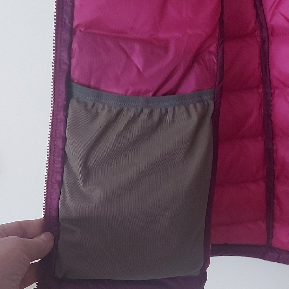 L.L. Bean Women's Purple Jacket 850 Down Filled Puffer Zip Pockets Size Small - Picture 7 of 10